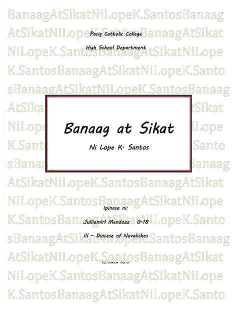 banaag at sikat|banaag at sikat pdf download.